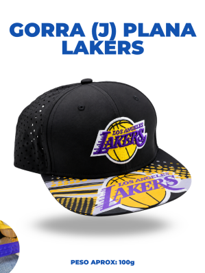 GORRA (J) PLANA LAKERS