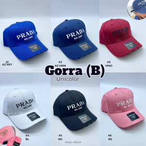 GORRA (B) UNICOLOR PRA