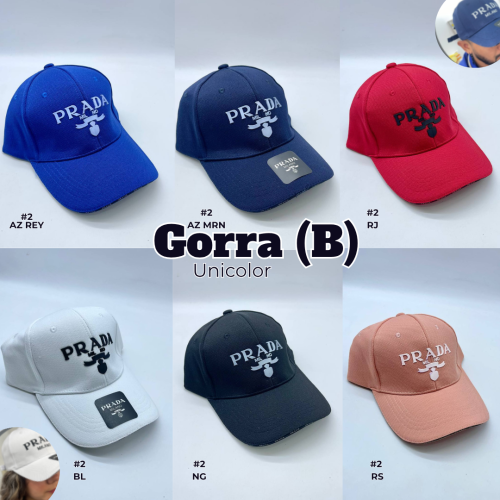 GORRA (B) UNICOLOR PRA - Imagen 2