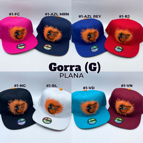 GORRAS (G) PLANA  BEISBOL