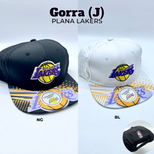 GORRA (J) PLANA LAKERS
