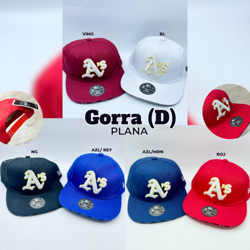 GORRA (D) PLANA A´S