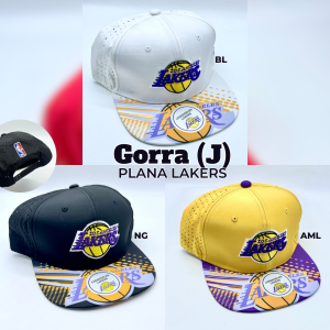 GORRA (J) PLANA LAKERS