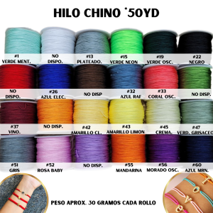 HILO CHINO ROLLO*50YD (PAQ)