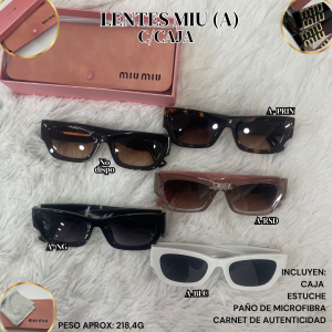 LENTES MIU (A) C/CAJA