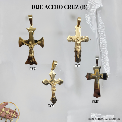 DIJE ACERO CRUZ (B) MD - Imagen 2