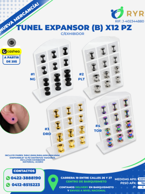 TUNEL EXPANSOR  (B)  C/EXHIBIDOR x12PZ