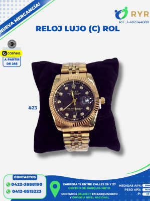 RELOJ LUJO (C) ROL.