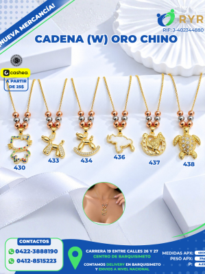 CADENA (W) ORO CHINO