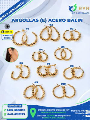 ARGOLLAS (E) ACERO BALIN