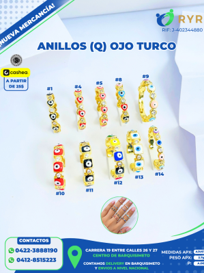 ANILLOS (Q) OJO TURCO