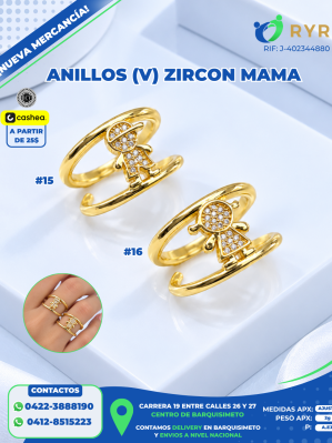 ANILLOS (V) ZIRCON MAMA