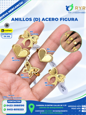 ANILLOS (D) ACERO FIGURA