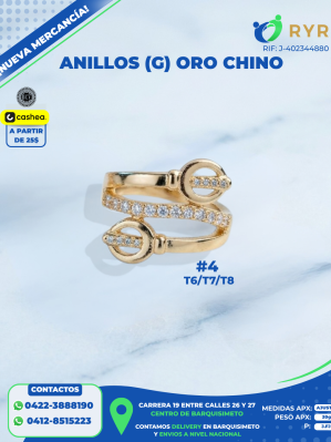 ANILLOS (G) ORO CHINO