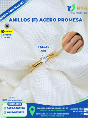 ANILLOS (F) ACERO PROMESA