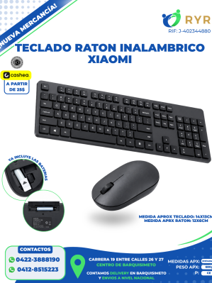 TECLADO RATON INALAMBRICO XIAOMI