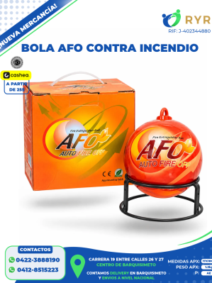 BOLA AFO CONTRA INCENDIO