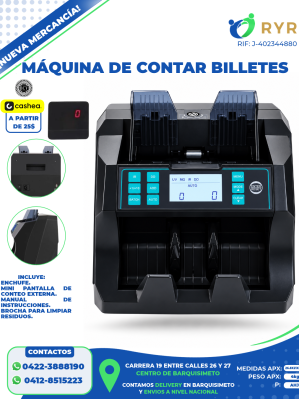 MÁQUINA DE CONTAR BILLETES