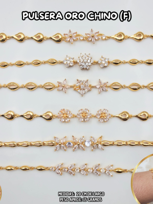 PULSERA ORO CHINO (F)