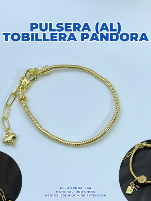 PULSERA (AL) TOBILLERA PANDORA