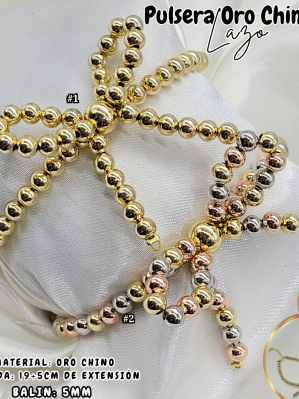 PULSERA ORO CHINO (P) LAZO
