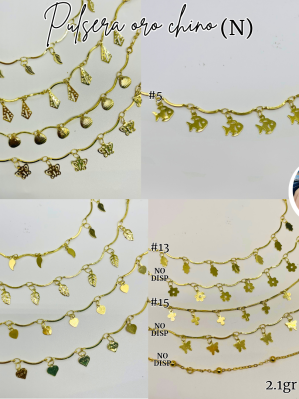 PULSERA ORO CHINO (N)