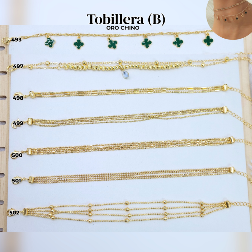 TOBILLERA ORO CHINO (B) - Imagen 5