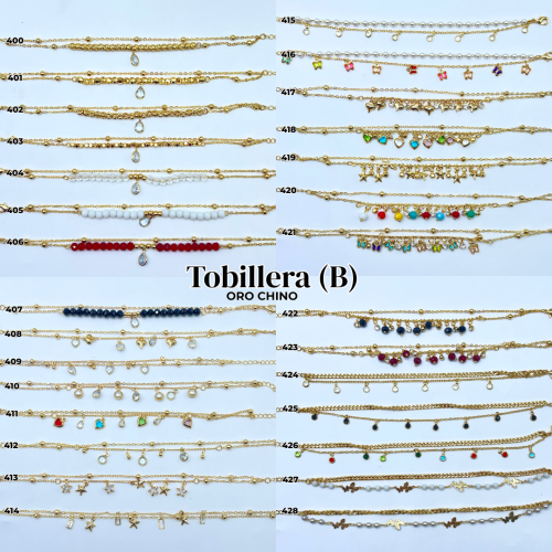 TOBILLERA ORO CHINO (B) - Imagen 2