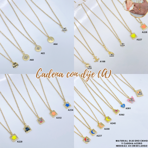 CADENA CON DIJE (A)
