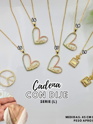 CADENA CON DIJE (L)