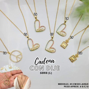 CADENA CON DIJE (L)