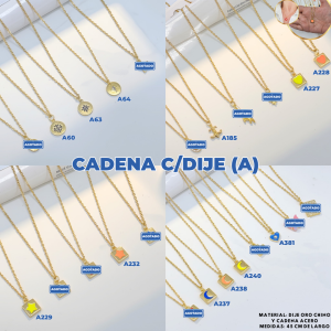 CADENA CON DIJE (A)