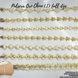 PULSERA ORO CHINO (I) FULL DIJE