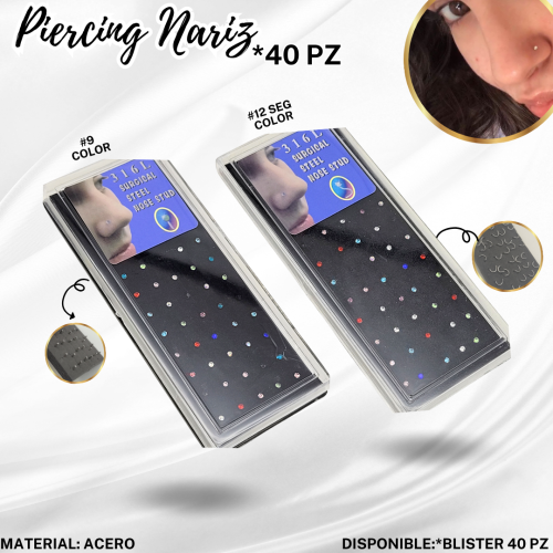 PIERCING NARIZ x 40PZ - Imagen 4