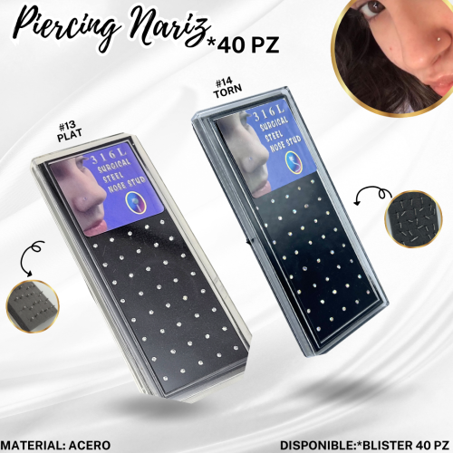 PIERCING NARIZ x 40PZ - Imagen 5