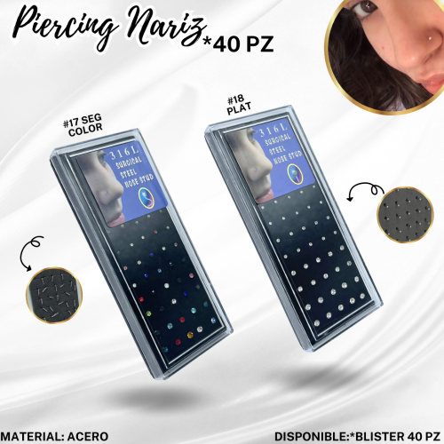 PIERCING NARIZ x 40PZ - Imagen 7