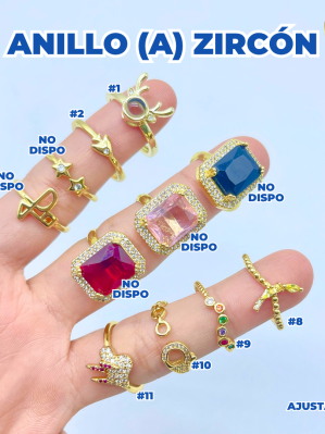 ANILLO (A) ZIRCÓN