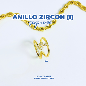 ANILLO ZIRCON (I) SERPIENTE