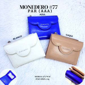 MONEDERO PAR #77