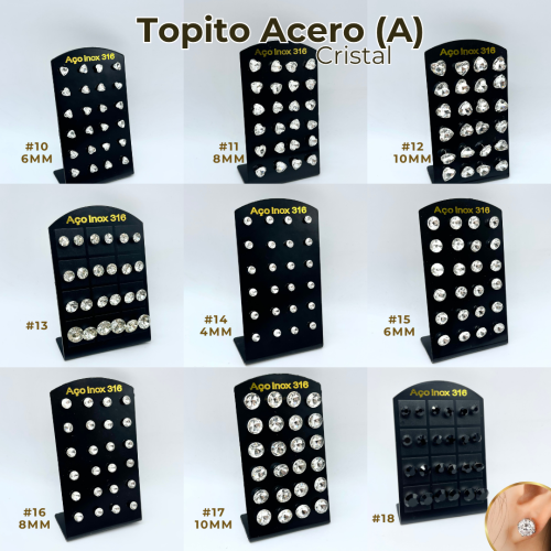 TOPITO ACERO (A) CRISTAL BLISTER - Imagen 2