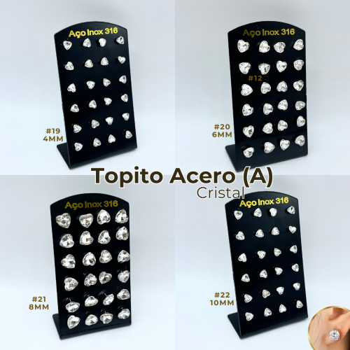 TOPITO ACERO (A) CRISTAL BLISTER - Imagen 3
