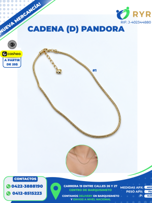 CADENA (D) PANDORA