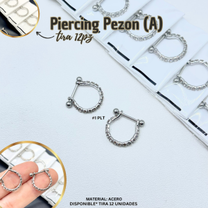 PIERCING PEZON (A) TIRA 12PZ