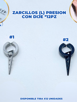 ZARCILLOS (L) PRESION CON DIJE *12PZ