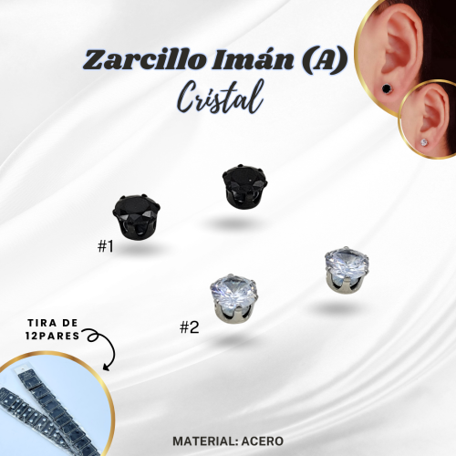 ZARCILLO IMAN (A) CRISTAL TIRA 12PZ
