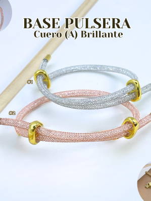 BASE PULSERA CUERO (A) BRILLANTE