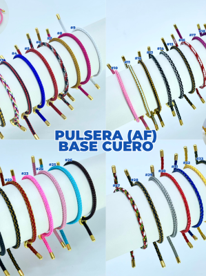 PULSERA (AF) BASE CUERO
