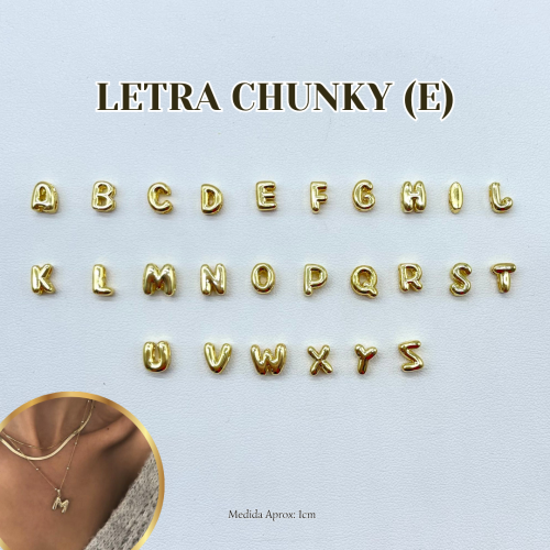 LETRA CHUNKY (E)