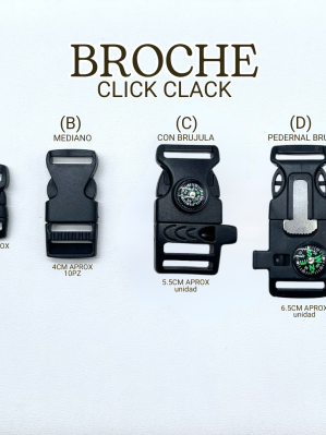 BROCHE CLICK CLACK
