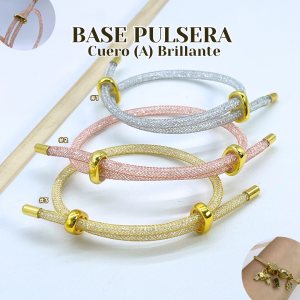 BASE PULSERA CUERO (A) BRILLANTE
